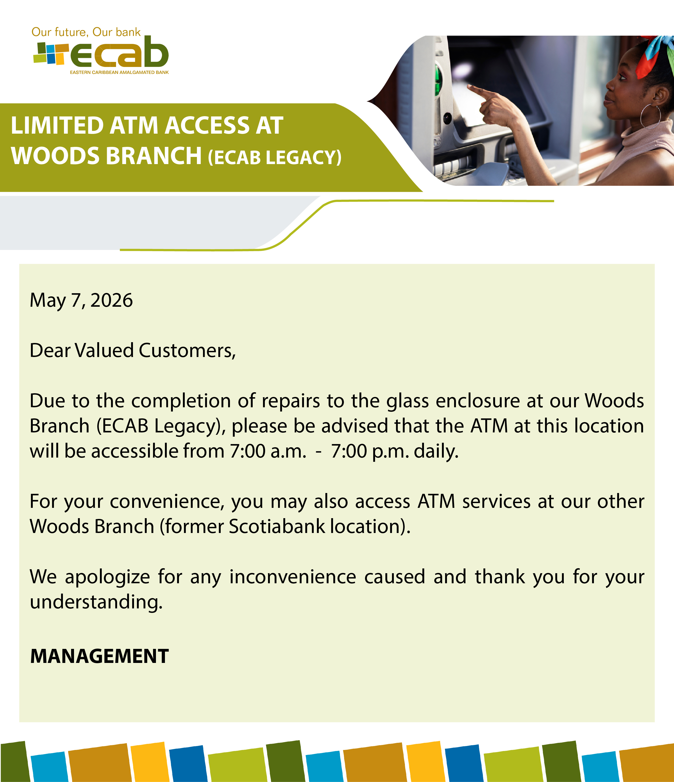 Limited ATM Access -Woods 1